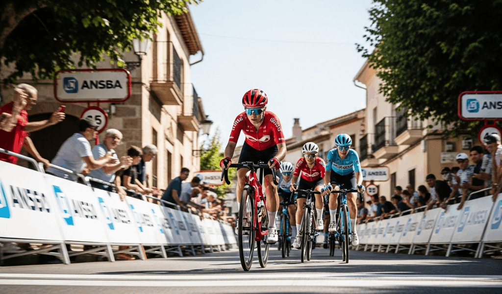 Noemi Regg Takes La Roja on Drama-Filled Vuelta Femenina Stage 1 Vos Caught in L