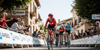 Noemi Regg Takes La Roja on Drama-Filled Vuelta Femenina Stage 1 Vos Caught in L