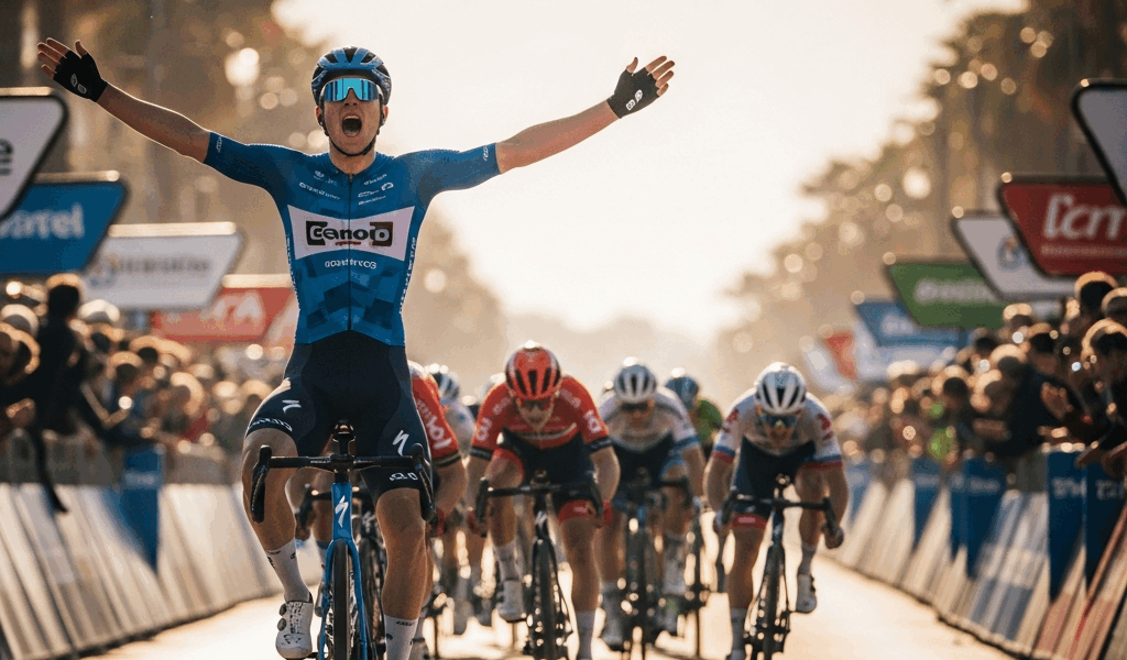 Paul Magnier Wins Crash-Marred Giro dItalia Stage 1 in Burgas Becomes Frances Yo